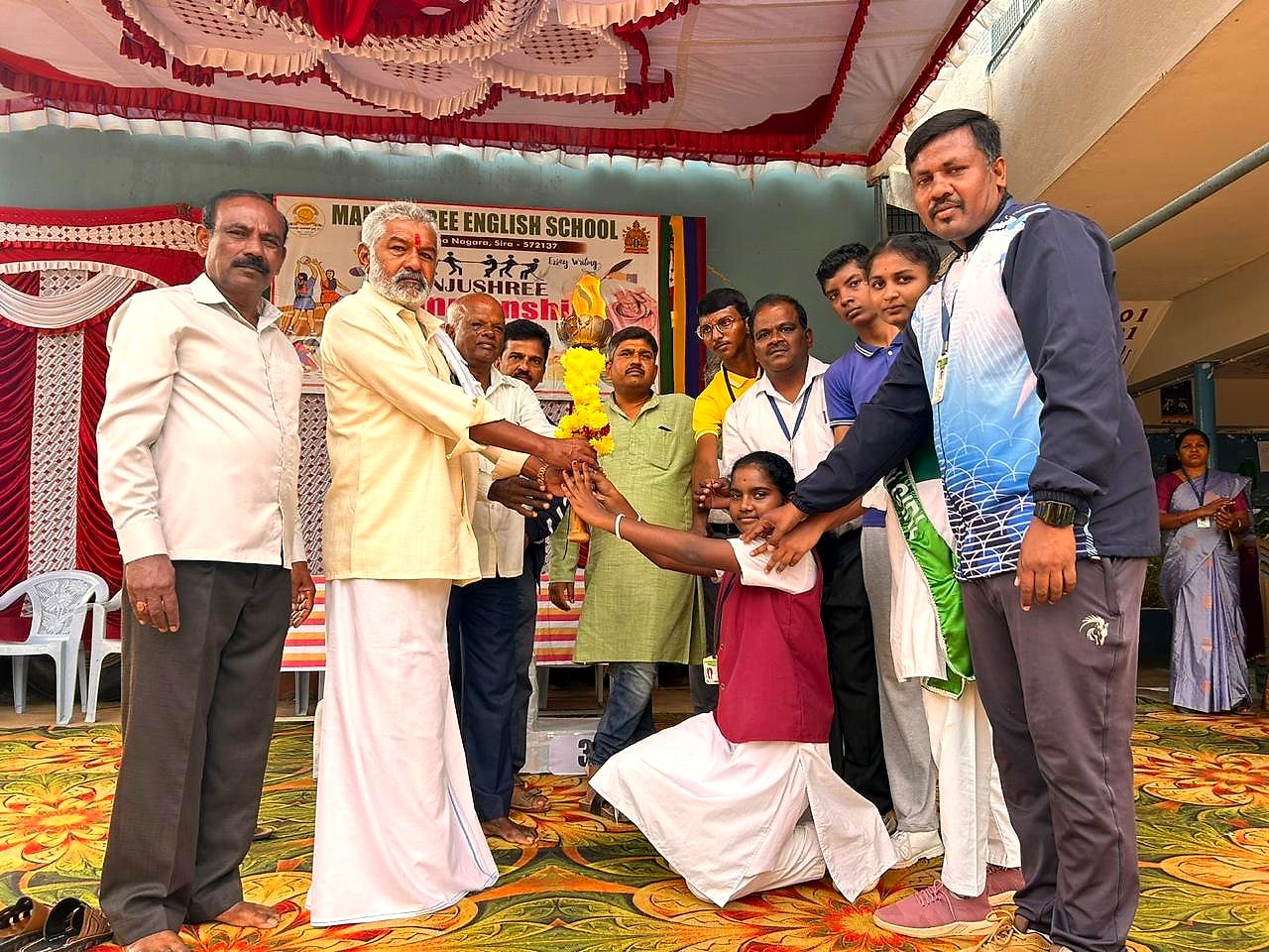 Lamp-lighting inauguration of the Manjushree Championship 2025